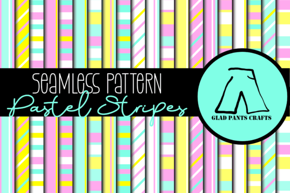 Download Seamless Pattern: Pastel Stripes - Pastel stripes Collection